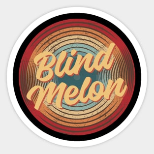 blind melon vintage circle Sticker